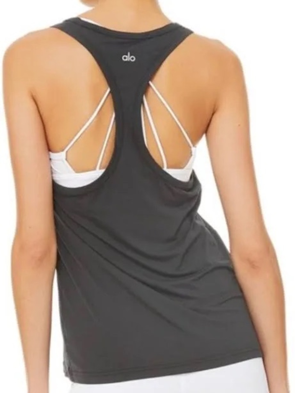NWT ALO Yoga Pulse Tank Anthracite Size S